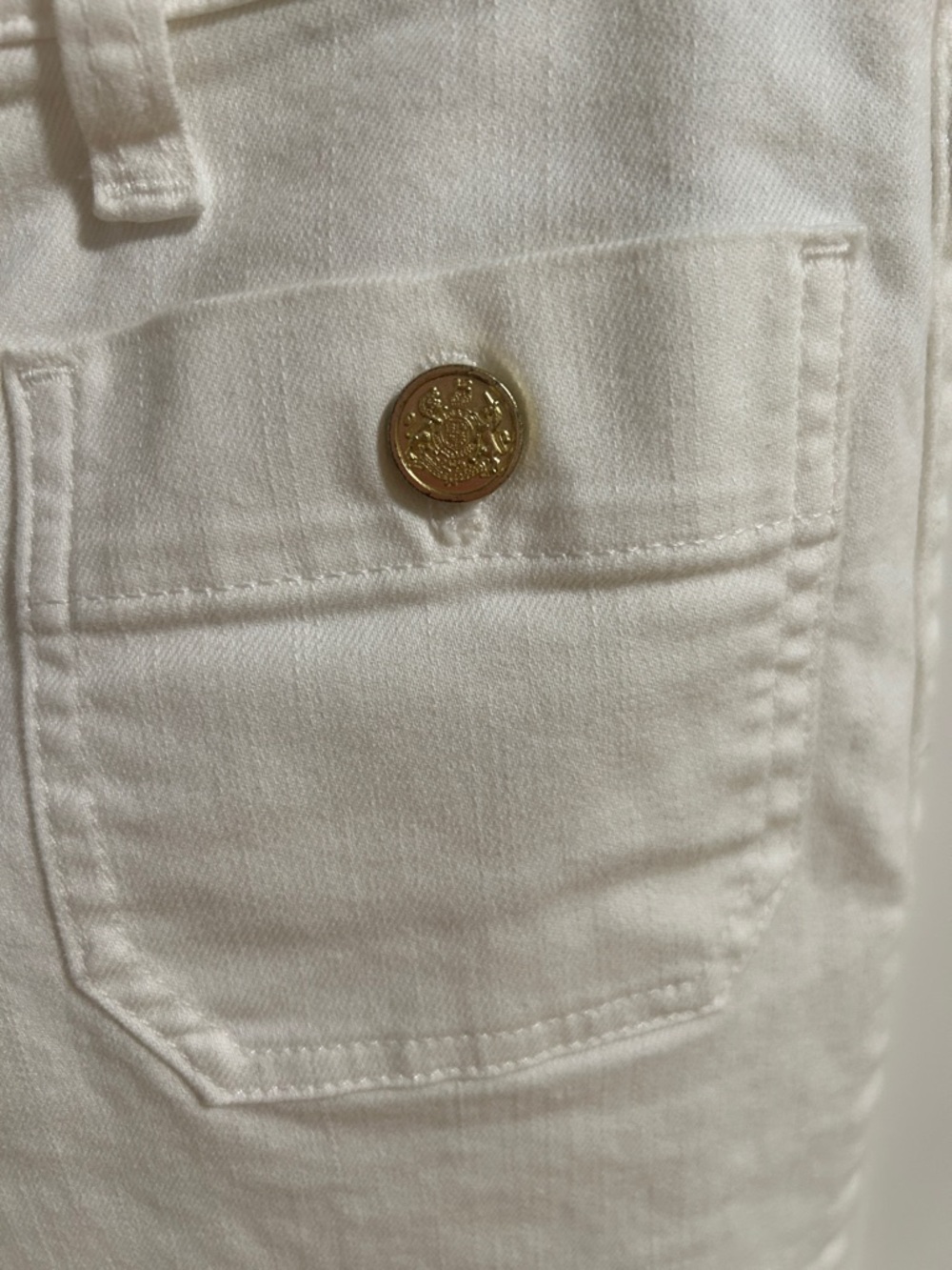 J. Crew Factory White Wide Leg Jeans NWOT - Picture 3 of 5